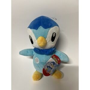 Pokemon Piplup Plush Blue 8" Wicked Cool Toys New